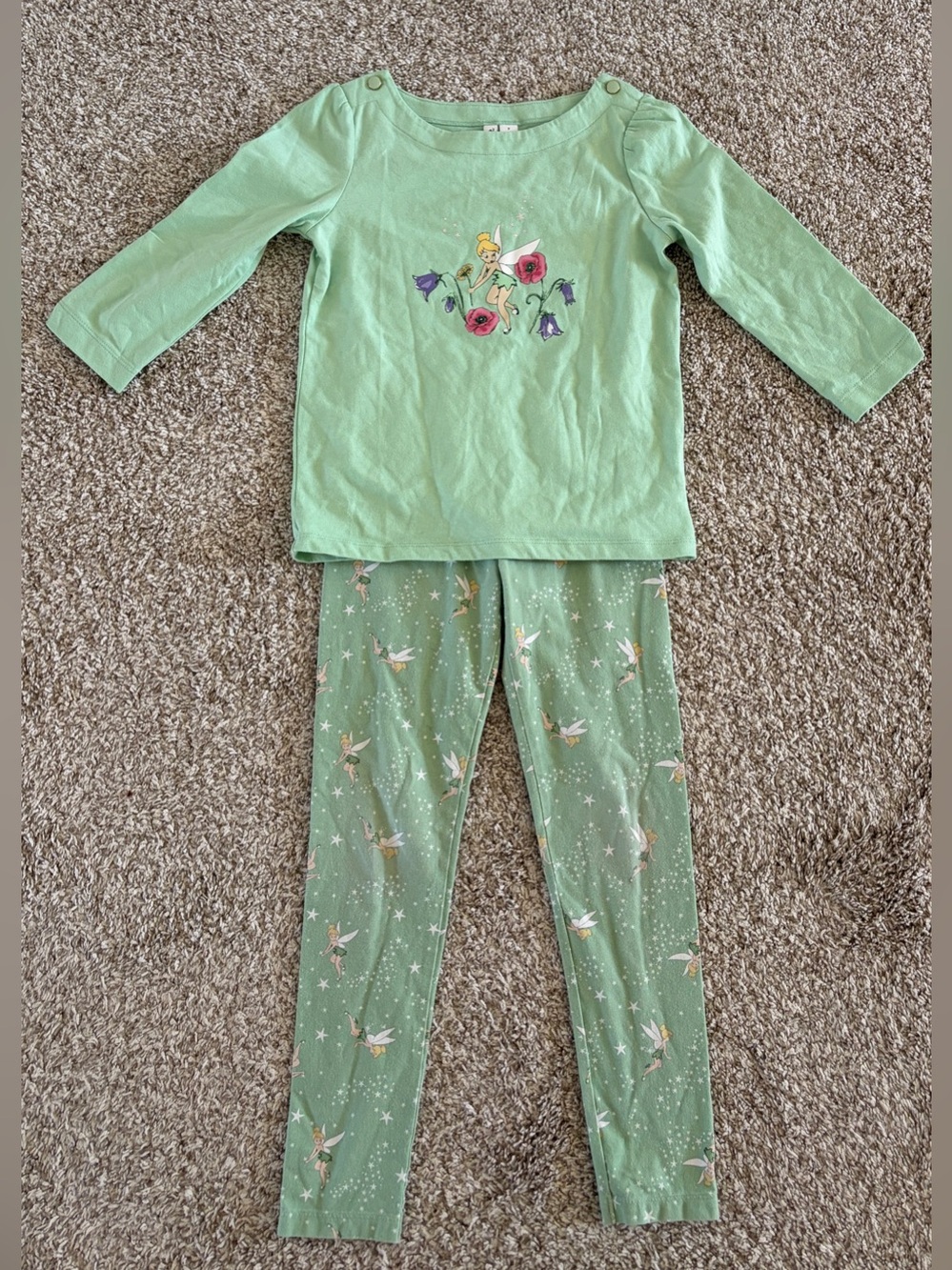 Disney x Janie and Jack Tinkerbelle Leggings Set